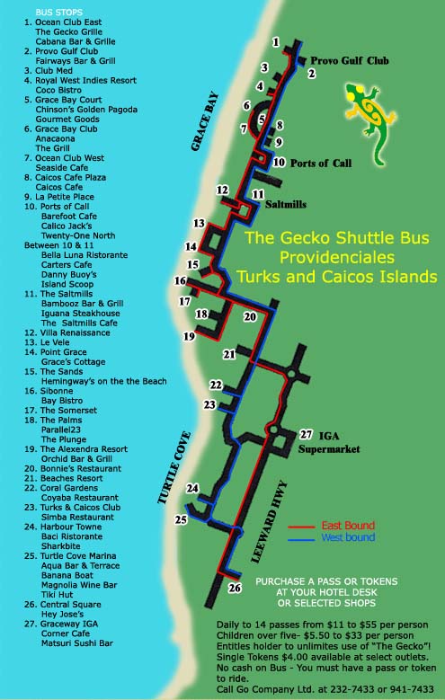 Turks and Caicos Shuttle Bus